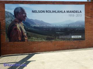 Outside Nelson Mandela Museum/Copyright HorseHints.org